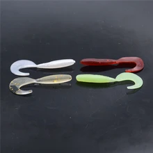 2016 New 10pcs/lot White Maggot Insects Profession Worm Allure High Quality Fishing Tackle Lures Soft Bait Entice Fishing Tools