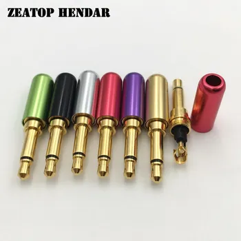 

50Pcs Mini 3.5mm 2 Pole Mono Audio Plug with Clip Hook Male Jack 3.5 Jack for Headphone Earphone DIY Repairing Connector