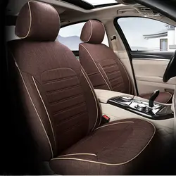 Autodecorun льна Ткань сиденье автомобиля Подушки для Nissan Murano 2016 Чехлы для сидений мотоциклов Наборы для ухода за кожей заказ автомобиля Опоры