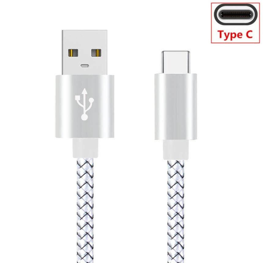 

2M Long USB Type C Data Cable 2A Fast Charger cord For Samsung galaxy A80 A50 A60 A40 Tab A 8 (2019) Tab A 10.1 HTC 10 U11 life