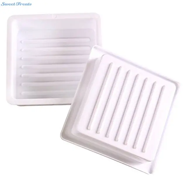 Sweettreats New Plastic Square Burger Press Hamburger Patty Makers