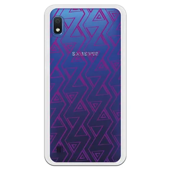 

Stand case costume drawing Triangulos Purples WP016 for Samsung Galaxy A10