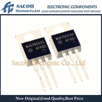

Free Shipping 10Pairs MJE15033G or MJE15033 + MJE15032G or MJE15032 TO-220 8A 250V POWER TRANSISTORS COMPLEMENTARY SILICON