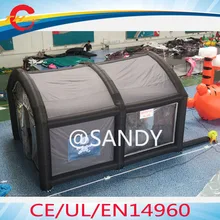 Воздуха к двери, 5x4 м/6x4 м коммерческий портативный Прокат надувные палатки/надувные spray paint booth