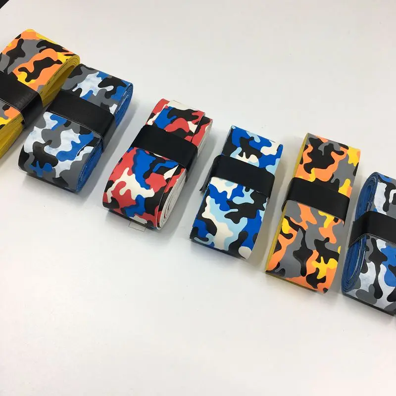 20 шт. ZARSIA камуфляж PU сухих Теннис overgrip, духи ракетки для бадминтона. overgrip skidproof Удочка сцепление 5 видов цветов