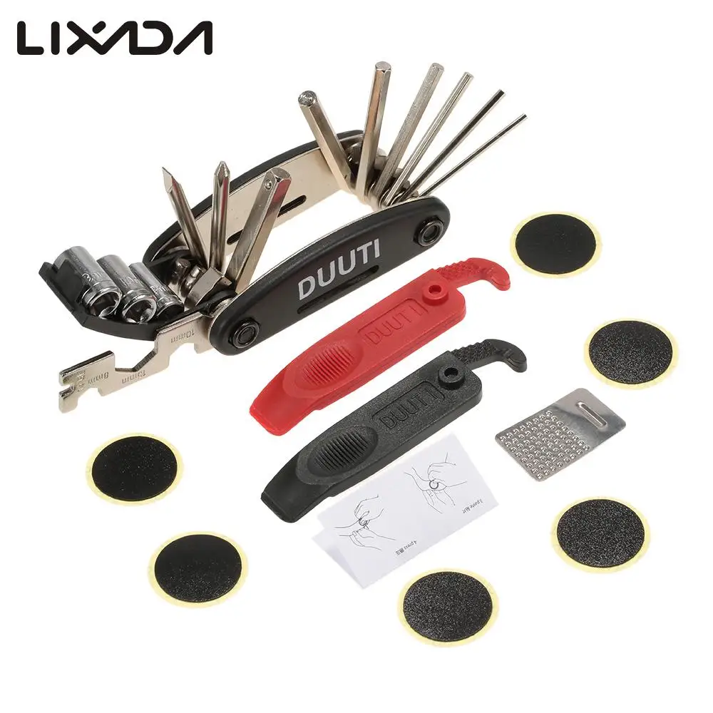 16 in 1 Multifunction Bicycle Repair Tools Kit MTB Bike Repair Tool