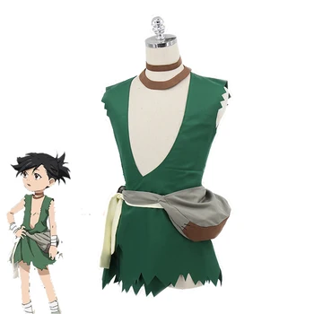 

Anime Dororo Cosplay Costume Men's Cute Outfits Halloween Carnvial Uniforms Full Set Dress+Belt+Bag+Choker+Bandage