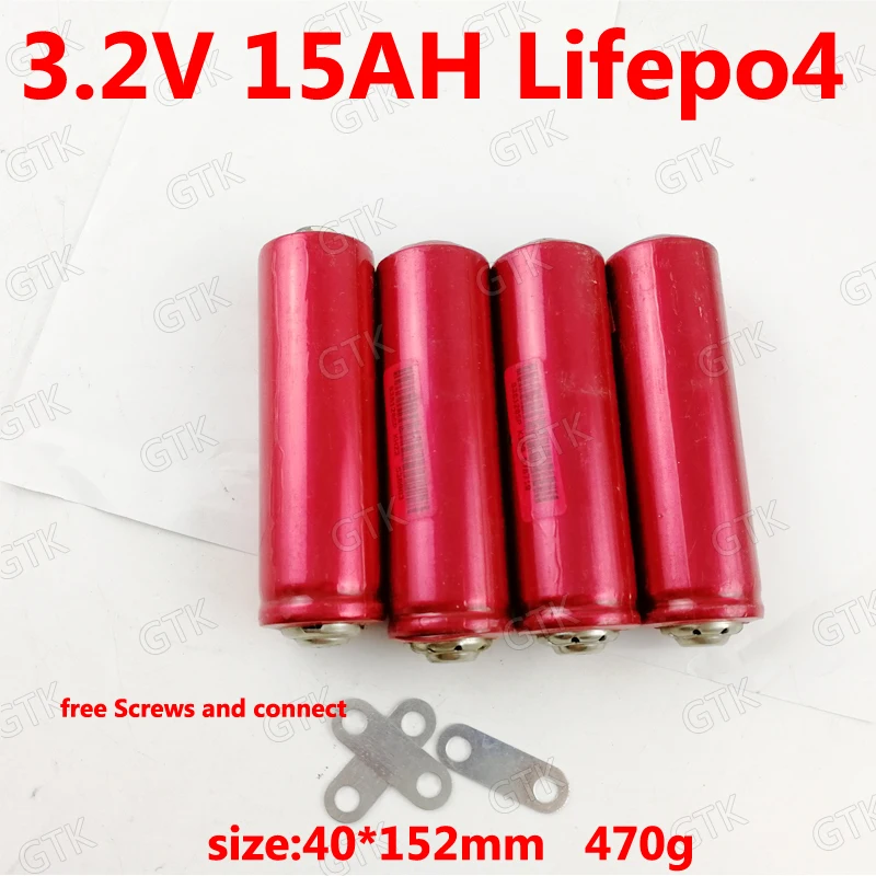 4 шт 3,2 v 15Ah lifepo4 40152 3,2 v 15ah литий 5C 75A 50A высокого разряда 30A не 38120 набор «сделай сам» для 12v аварийный светильник Гольф тележка