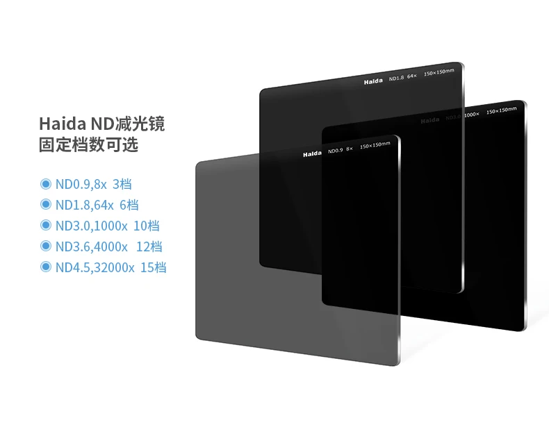 Оптическое стекло 150x150 мм ND 0,9 1,8 3,0 8x 64x 1000x(3 6 10 стопов) вставить квадратный фильтр нейтральной плотности 150 мм