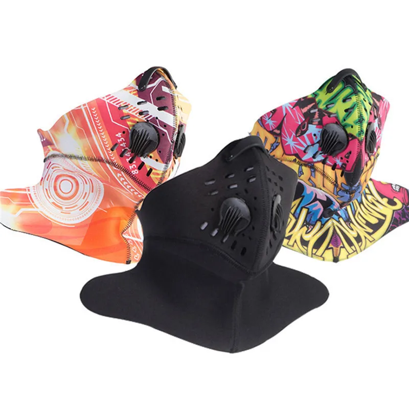 Unisex Activated Carbon Mask Outdoor Riding Hiking Camping Anti fog