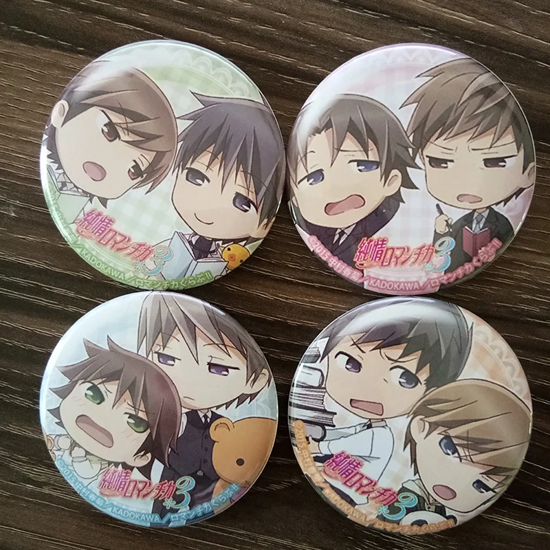 4 шт./компл. грязная девушка BL Kawai Junjou Romantica Usami Akihiko Misaki значок брошь комикс Queer