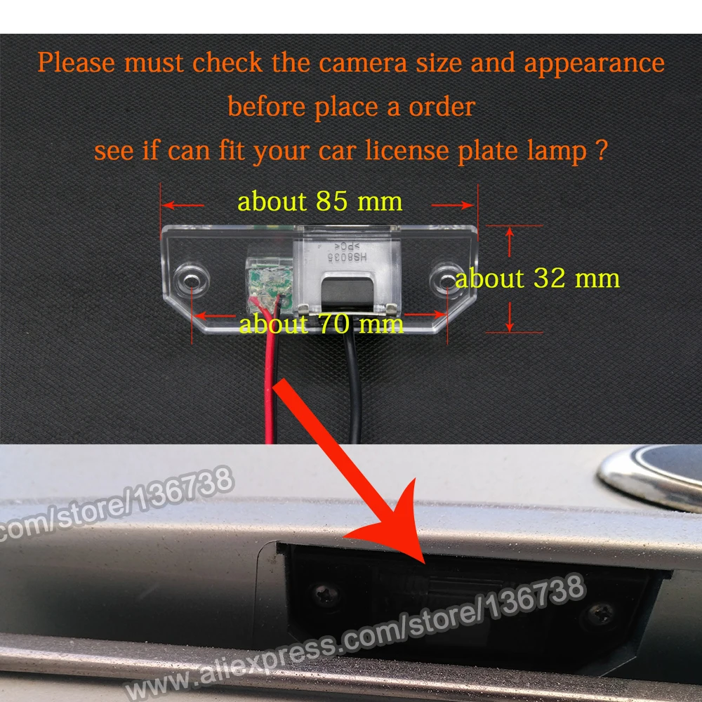 Для Ford Focus Sedan 2 3 2008 2009 2010 2011 2012 C Max Mondeo автомобильная светодиодная резервная камера