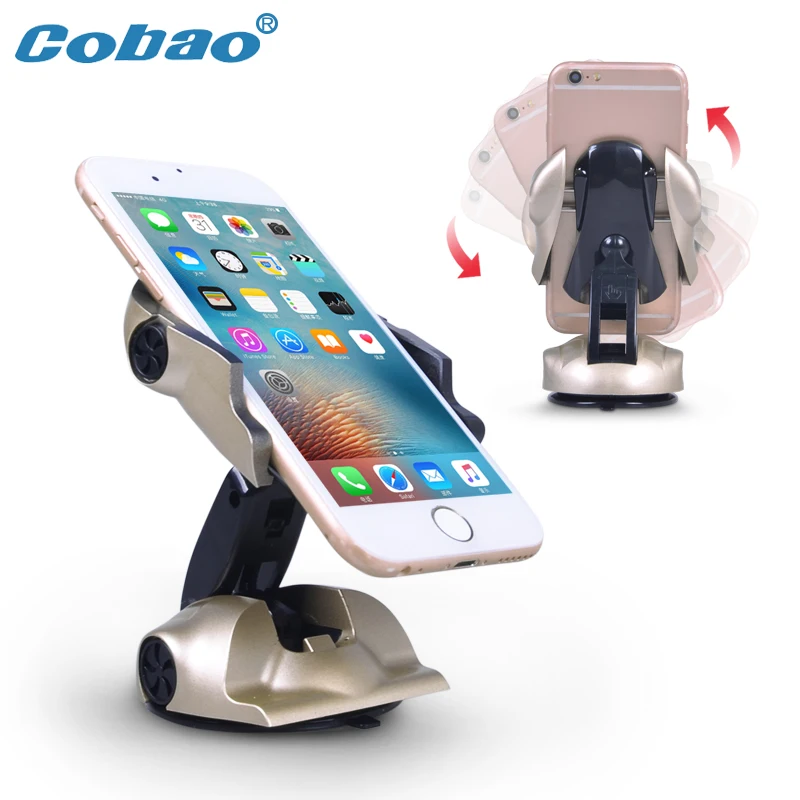 Cobao универсальный маленький автомобильный держатель для телефона на лобовое
