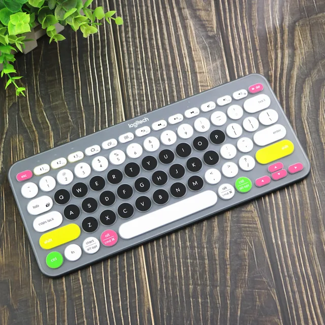 Silicone Keyboard Cover Protector for Logitech K380 Bluetooth Multi Device Keyboard Dustproof