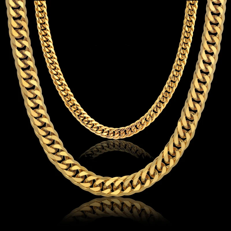 Buy Newest Men's Thick Silver Chains Cheap Fashion