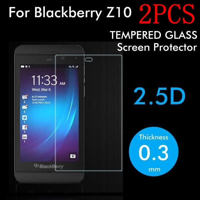 2 шт. закаленное стекло для Blackberry Z10 защита экрана Защитная пленка | Мобильные