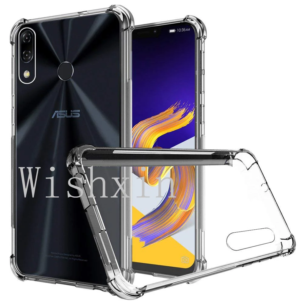 

Case on ZE620KL Heavy Duty Drop-prooft Soft Clear Case Cover for Asus ZenFone 5z ZS620KL/Zenfone 5 2018 ZE620KL ASUS_X00QD