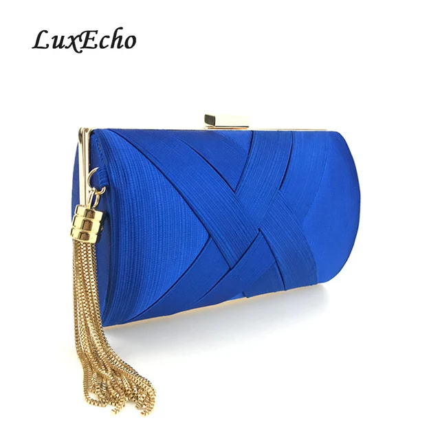 2021 New arrive teal Blue Bride Wedding purse Girl's Day Clutches Evening bags Party Chains Shoulder bags ladies fashion purse 3