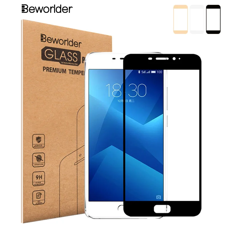 Beworlder 10 шт./лот закаленное Стекло для Meizu M5 Примечание Экран защитная плёнка
