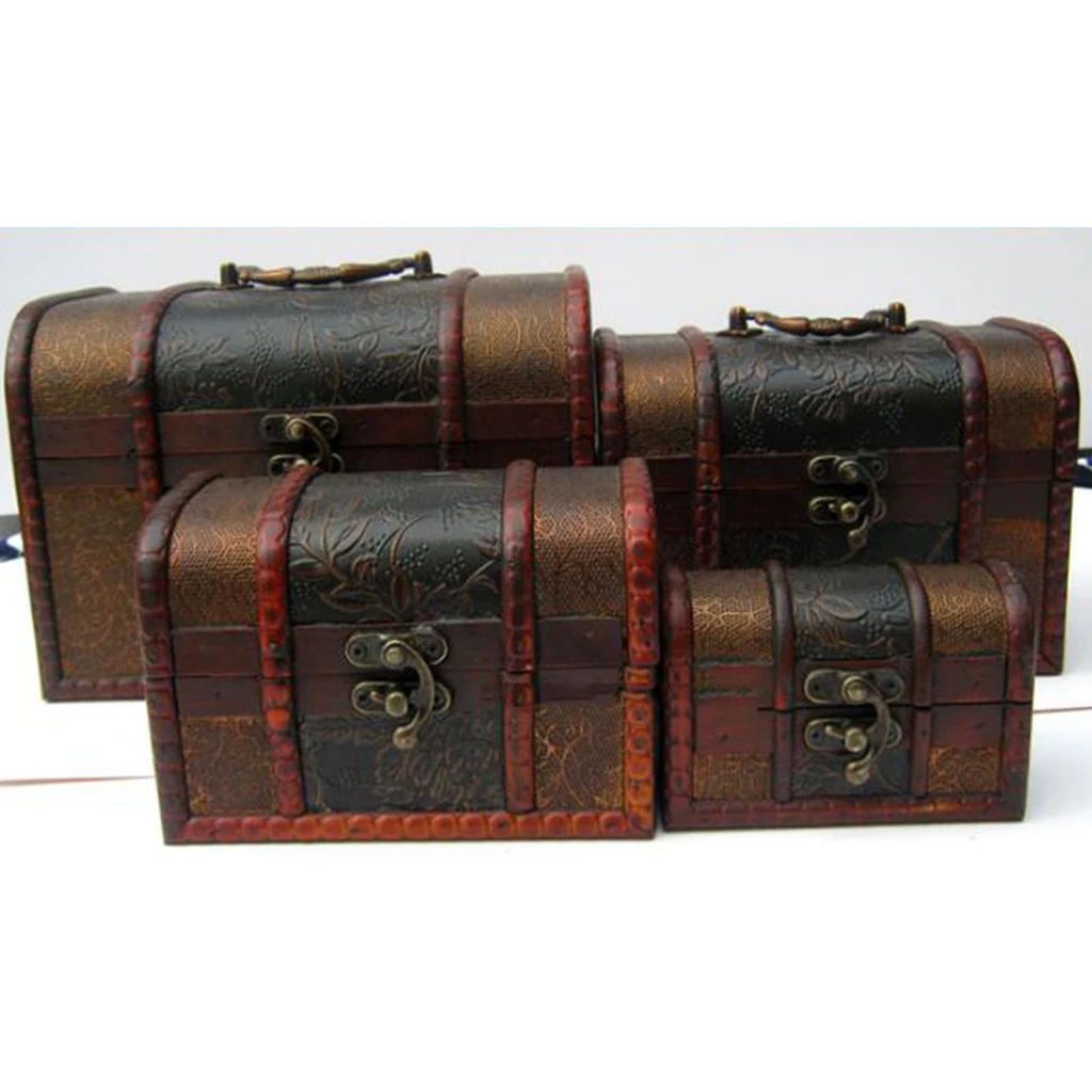 20 Sets Antique Decorative Cabinet Jewelry Box Wooden Box Hasp Latch Hook Lock Clasp Fasteners With Screws for Gift Box Luggage