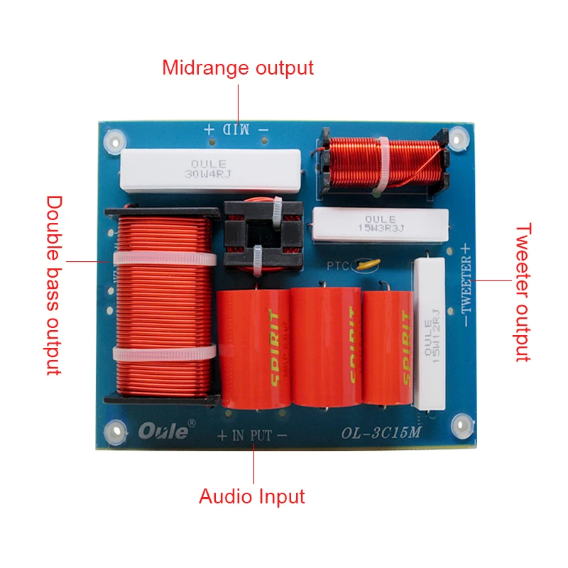 AIYIMA 1 шт. 500 Вт динамик 3 Way кроссовер с делителем частоты мульти ВЧ СЧ бас аудио динамик s фильтр