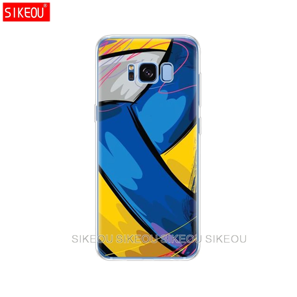 Силиконовый чехол для телефона Samsung Galaxy S9 S8 S7 S6 edge S5 S4 S3 PLUS волейбол спорт|Бамперы| |