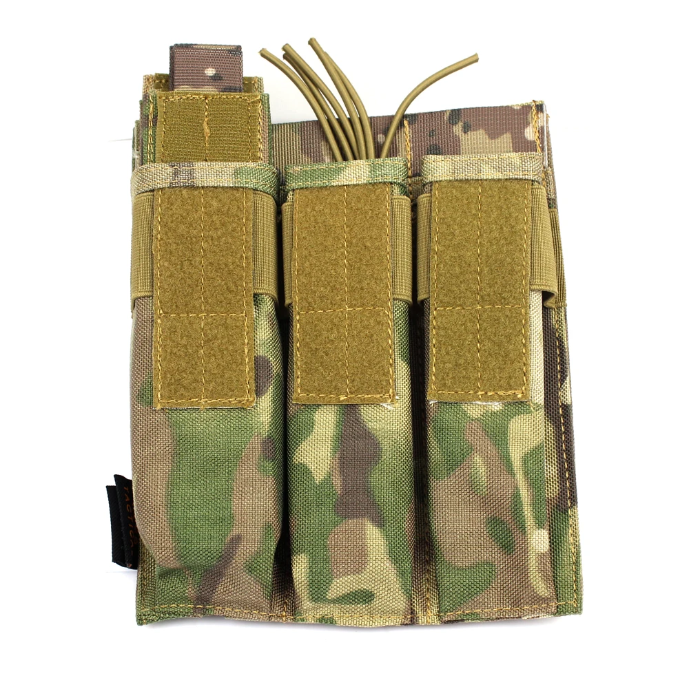 TTGTACTICAL Molle тактический, тройной Пистолет подсумок для KRISS MP7 журнал военный Molle тройной подсумок