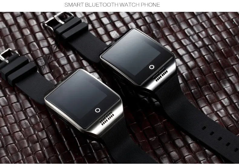 Смарт-часы с камерой Q18 Bluetooth Smartwatch SIM TF слот для карты фитнес-трекер спортивные часы для Android