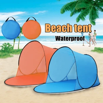 

Outdoor Portable Waterproof Camping Beach Tent Pop Up Open Camping Tent Fishing Hiking Outdoor Automatic Instant Portable