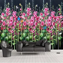HD hemp flower butterfly background wall professional production mural, wallpaper wholesale, custom poster photo wall HD hemp flower butterfly background wall professional production mural, wallpaper wholesale, custom poster photo wall