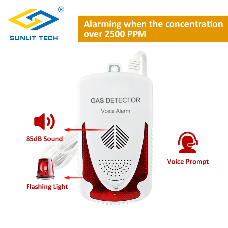  Gas Leak Detector LPG Natural Gas Leak Sensor For Household Kitchen Gas Leakage Alarm System with D - 4000308866423