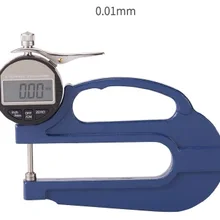 0-25 мм цифровой дисплей толщиномер для бумаги кожаная пленка измерительный инструмент