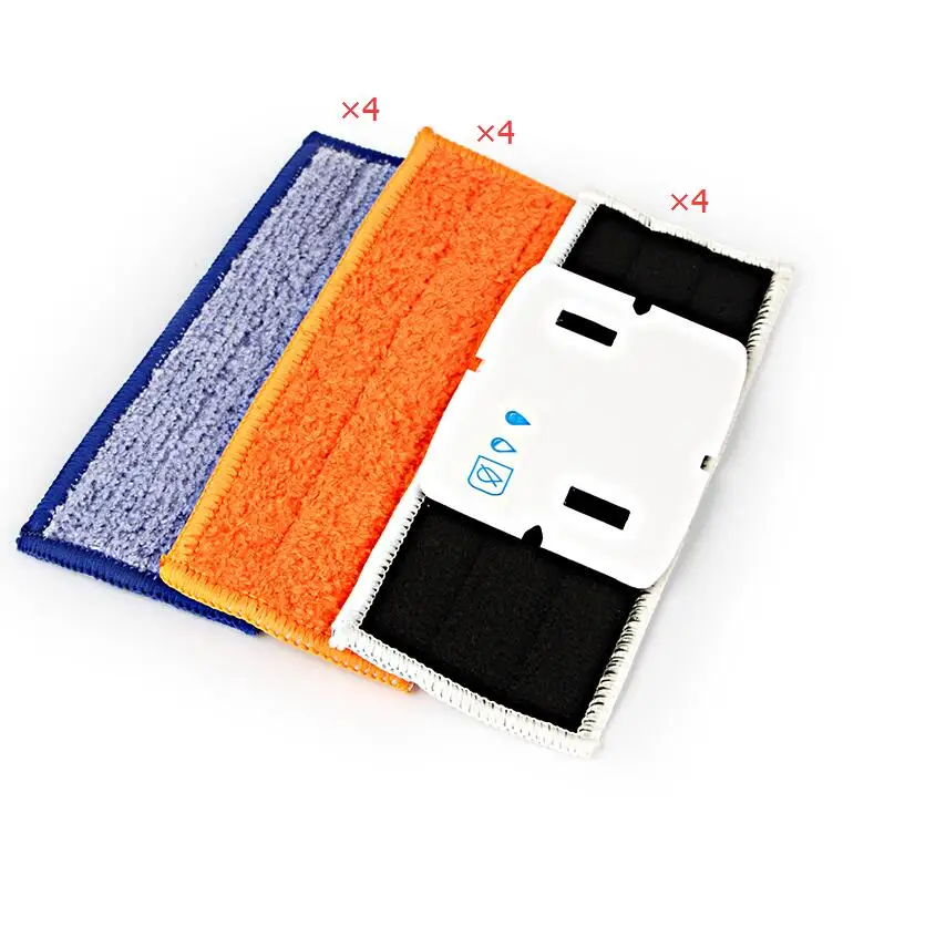 

12 pcs/lot robot cleaner brushes spare parts 4pcsDamp Pad Mop+4pcs Wet Pad Mop + 4pcs Dry Pad Mop for iRobot Braava Jet 240 241