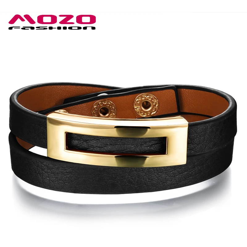 

New Arrival Fashion Women Jewelry Black/Brown/Leopard Vintage Genuine Leather+Horse Hair Bracelet Woman Charm Wristbands PH1005