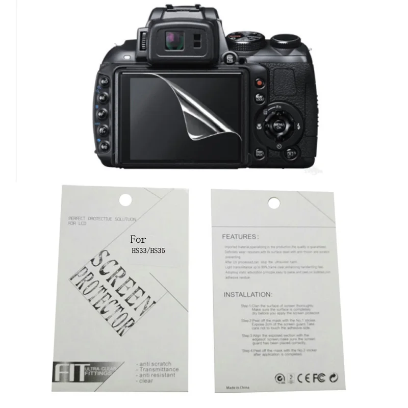 2 шт. защитная пленка для экрана камеры FUJIFILM HS33 HS35 HS50EXR S8600 S1 s9400w s8200 s11000 S9800 S9900W Z70 Z300
