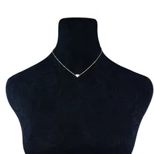 Вечерние изящные бусы, цепочка, романтическое колье, ожерелье, маленькое сердце, кулон, ожерелье, модное ювелирное изделие для женщин