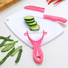 1 комплект Овощечистка+ нож+ разделочная доска Керамические ножи Овощечистка очистка нарезка высококачественный набор кухонных ножей керамический инструмент для повара