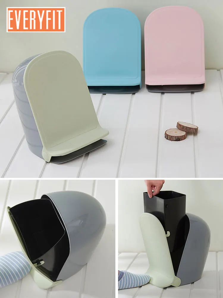 

Everyfit Foot Pedal Dust Trash Can Bathroom Kitchen Living Room Office Garbage Dust Bin Storage Bucket Storage Box Waste Can