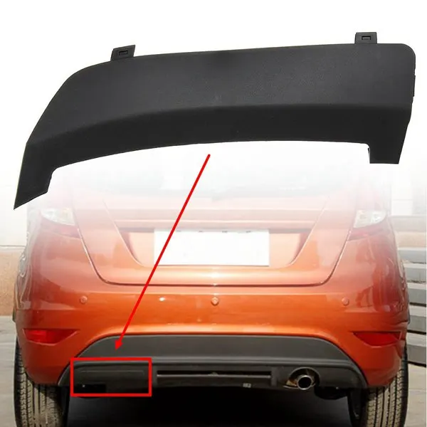 DHBH-замена сзади буксир Буксировка глаз крючок крышку Кепки для Ford Fiesta MK7 хэтчбек