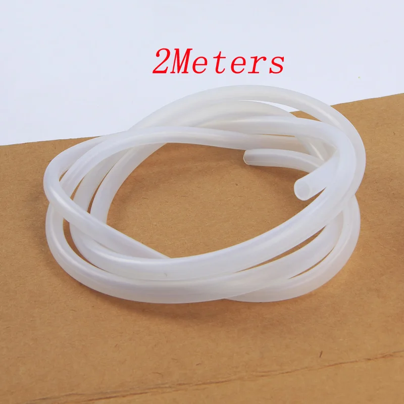 

2Meters 2x4/3x5/4x6/7x9/9x11/6x8mm Silicone Tube Water Pump Pipe Motor ESC Water Cooling Pipe DIY Spare Parts for RC Boat/Car