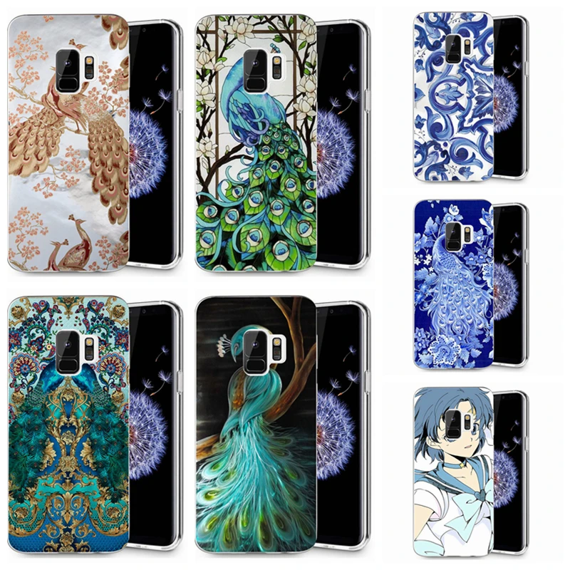 Для Samsung Galaxy S9 S9Plus S8 Plus S7 edge Note 8 J500 A3 A5 2016 2017 матросский милый узор Прозрачный