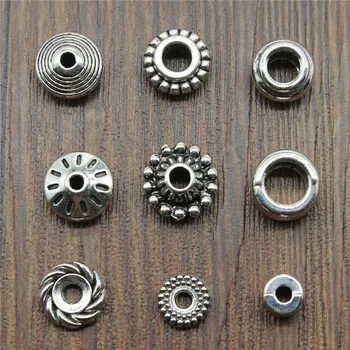 

Spacer Bead Pendant Charms Antique Silver Color Small Spacer Bead Charms Jewelry Diy For Bracelet Making