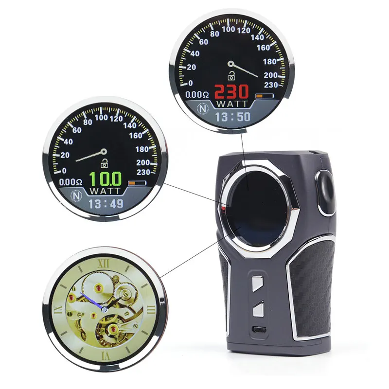 

Original Sigelei TOP1 TC Box MOD W/ 1.3-inch HD Display Screen 230W Huge Output Power No 18650 Battery E-cig Sigelei TOP1 Mod