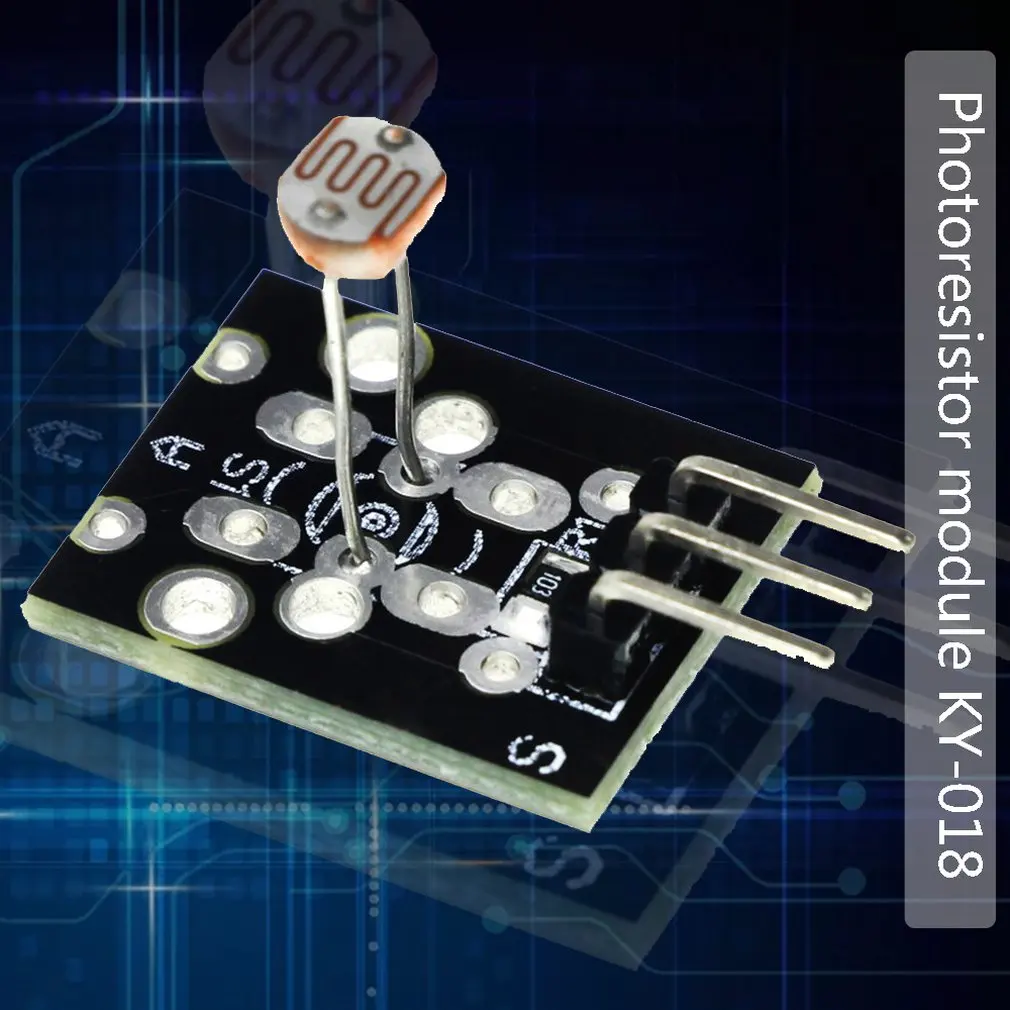 Фоточувствительный резистор модуль Ky-01 используется для обнаружения яркости света фоторезистор модуль