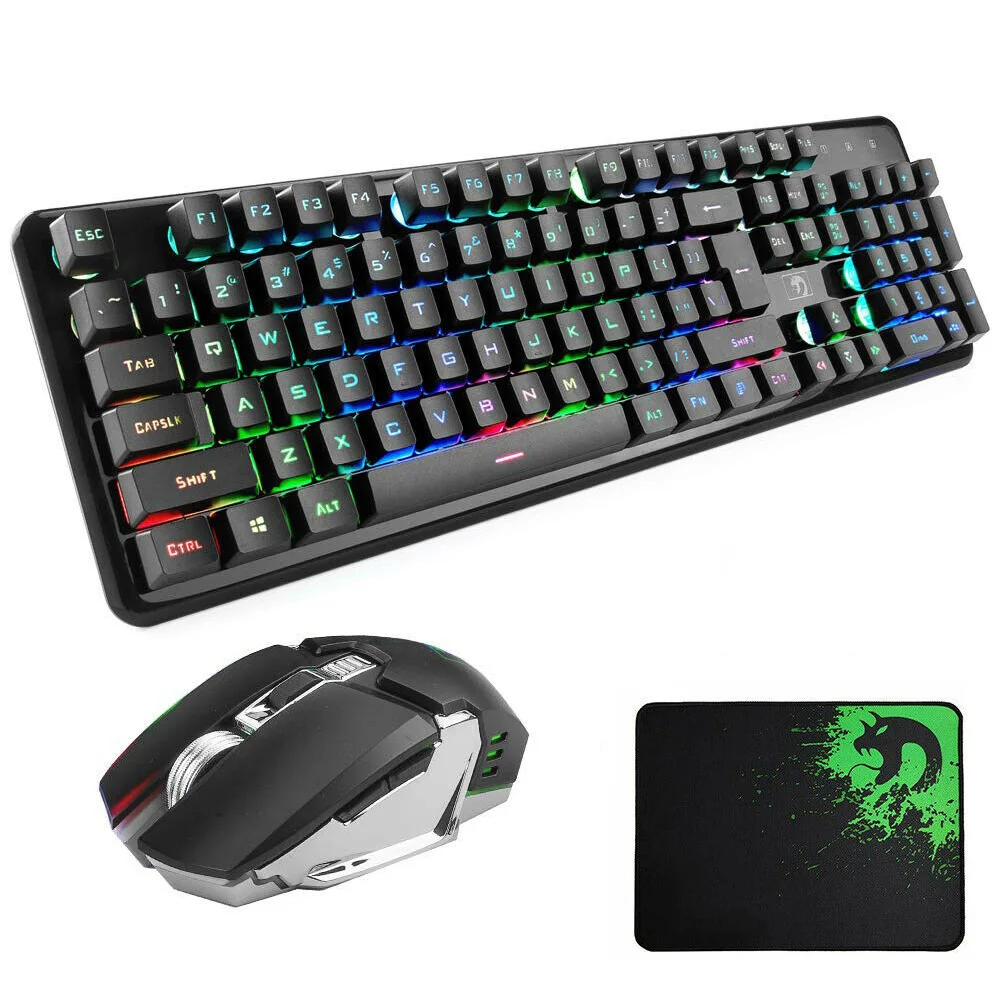 

2.4G Wireless Keyboard and Mouse Mini Multimedia Keyboard Mouse Combo Set Rechargeable Waterproof Wireless PC Home For Xinmen