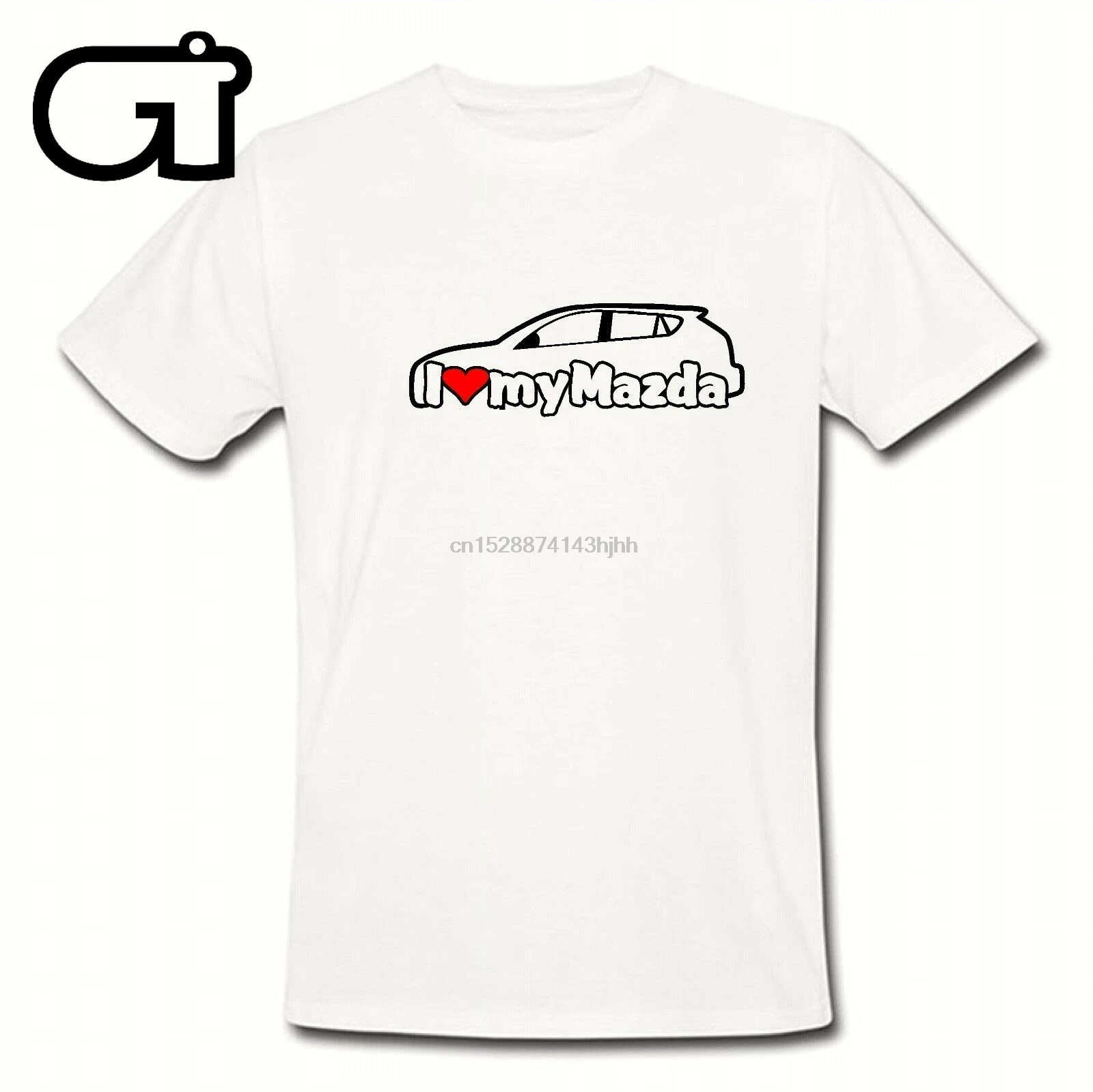 I Love my Mazda 3 футболка S M L XL 2XL Хэтчбек 03-09 Гонки jdm скорость | Мужская одежда
