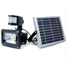 4 шт./лот 20 Вт светодиодный прожекторы с солнечной батареей сад Lamparas PIR датчик движения Solares прожекторы прожектор лампа