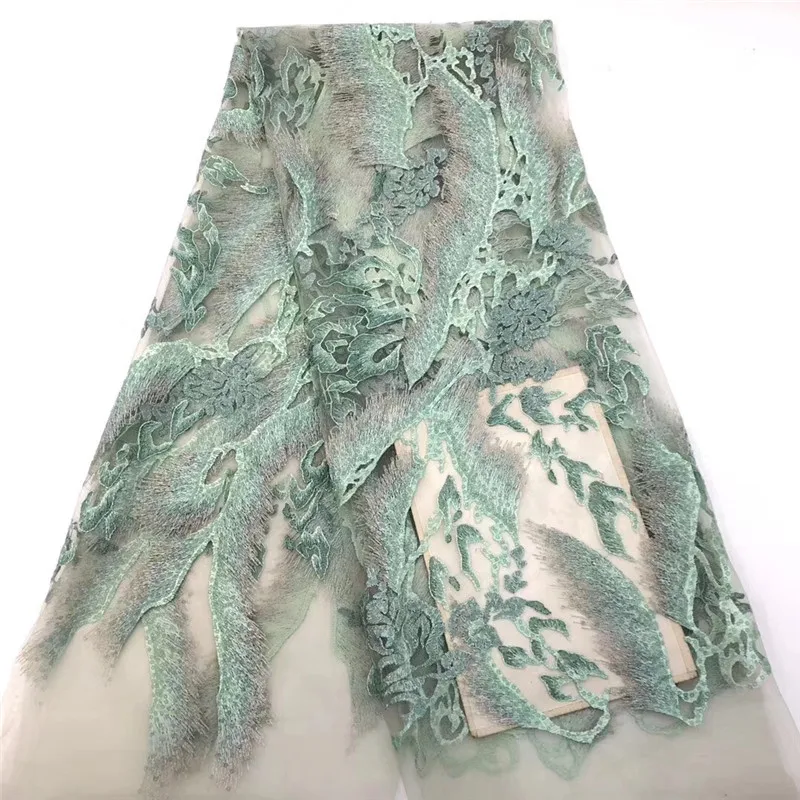 

top quality H-122414 french lace fabric african lace fabric with embroidery mesh tulle fabric