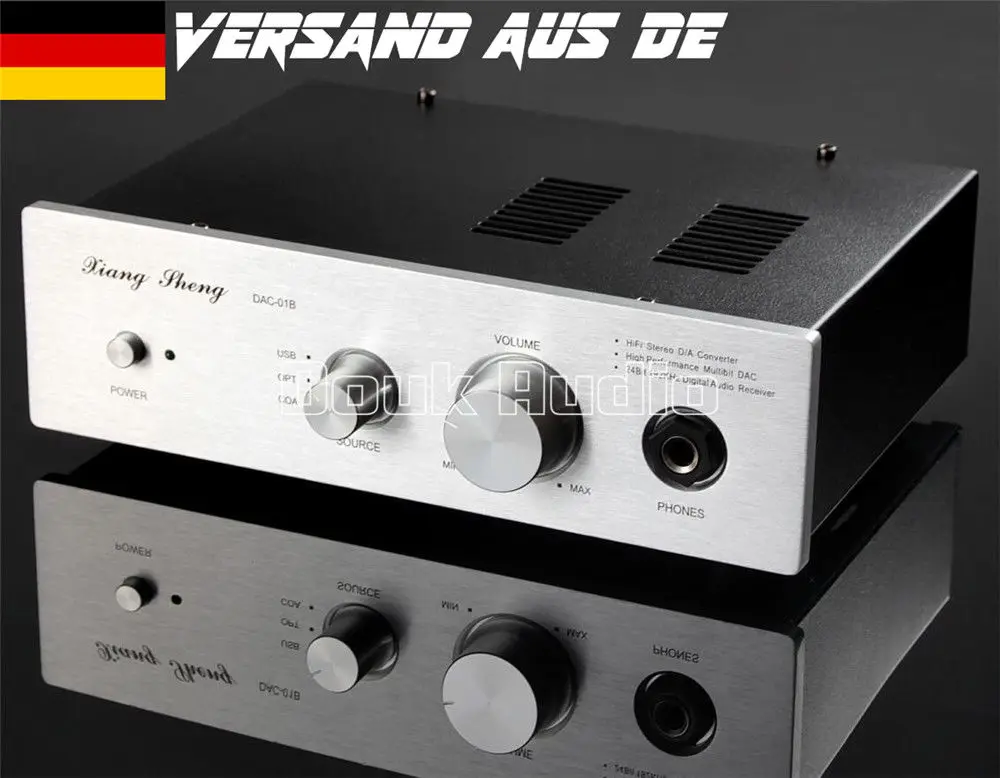 

Xiangsheng DAC-01B USB DAC Digital/Analog Converter 24BIT/96K Audio Decoder/Headphone Amp/Pre-Amplifier