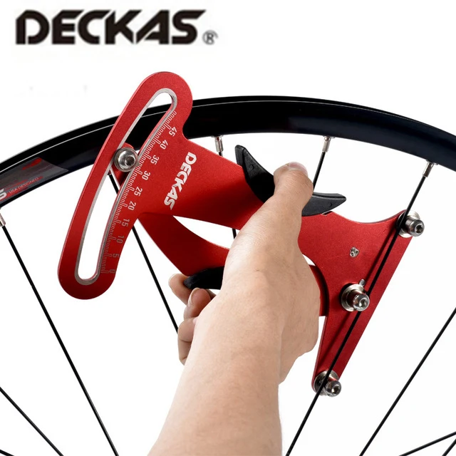 

new Deckas Bike Indicator Attrezi Meter Tensiometer Fiets Spoke Tension Wiel Bouwers Tool MTB